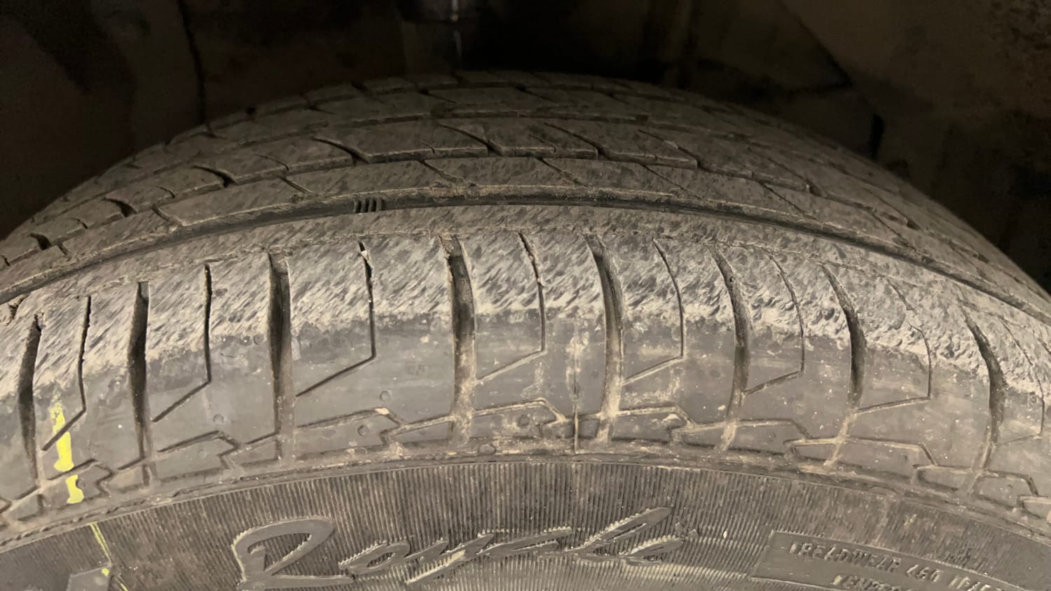 Used 2017 Maruti Suzuki Vitara Brezza ZDi+ Dual Tone Diesel Manual tyres RIGHT FRONT TYRE TREAD VIEW