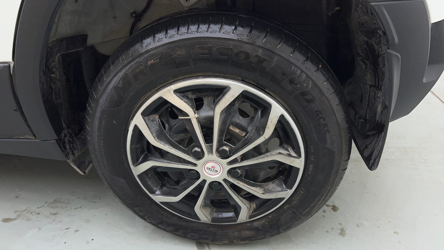 Used 2026 Tata Punch Pure + Petrol Manual tyres LEFT REAR TYRE RIM VIEW