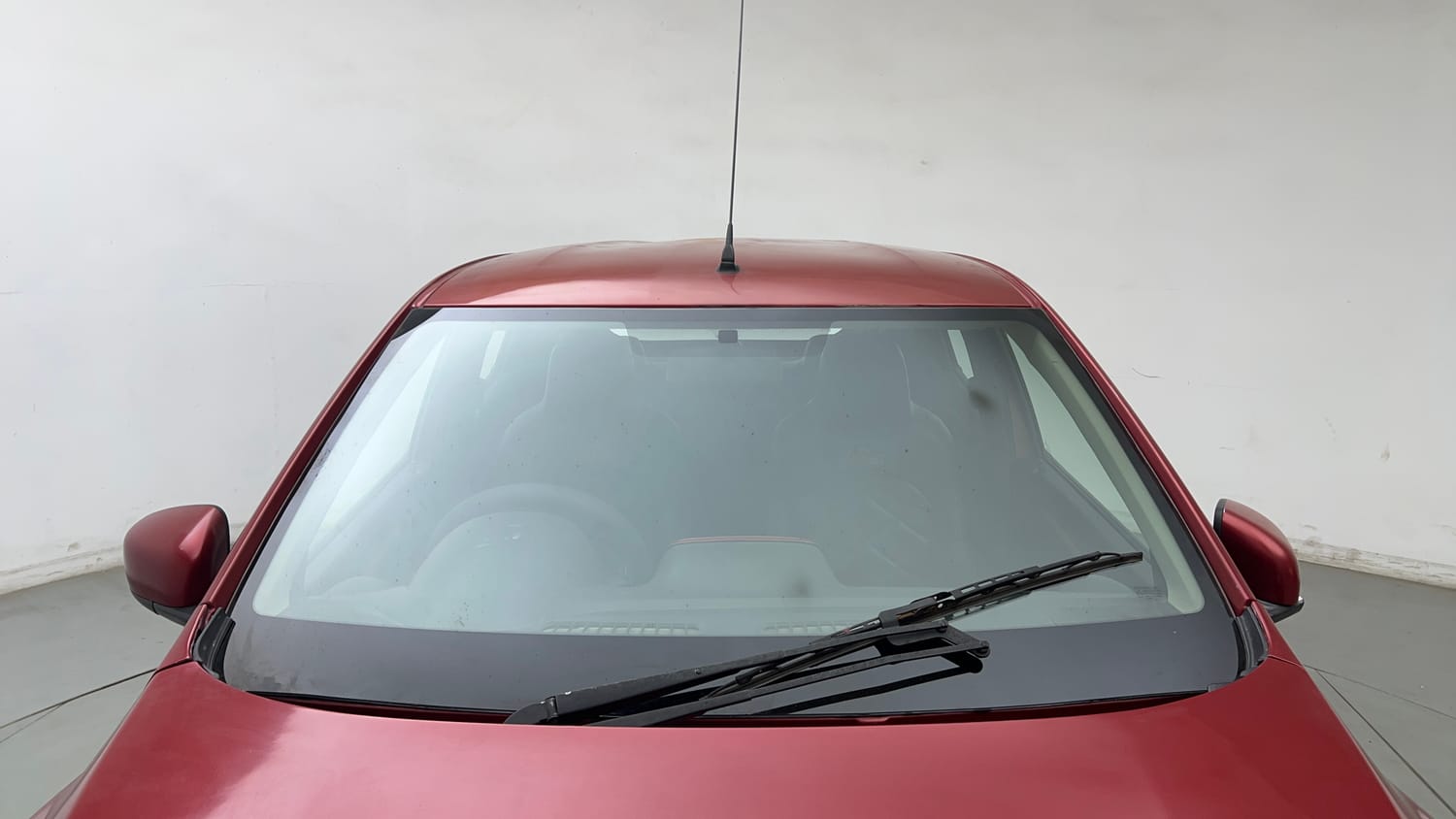 Used 2018 Renault Kwid 1.0 Marvel Iron Man Edition AMT Petrol Automatic exterior FRONT WINDSHIELD VIEW