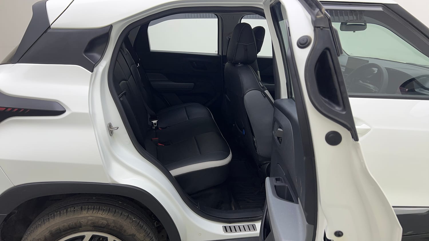 Used 2026 Tata Punch Pure + Petrol Manual interior RIGHT SIDE REAR DOOR CABIN VIEW