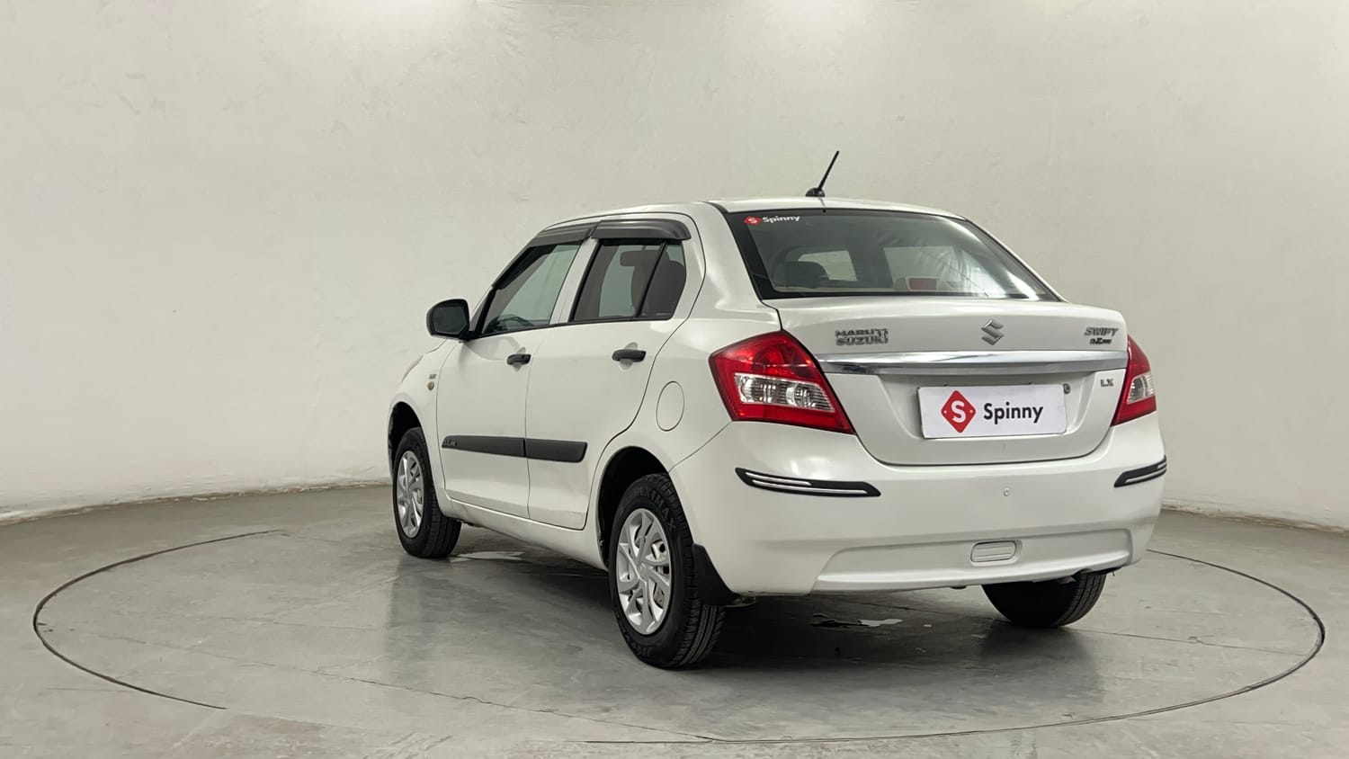 Used 2012 Maruti Suzuki Swift Dzire LXI Petrol Manual exterior LEFT REAR CORNER VIEW