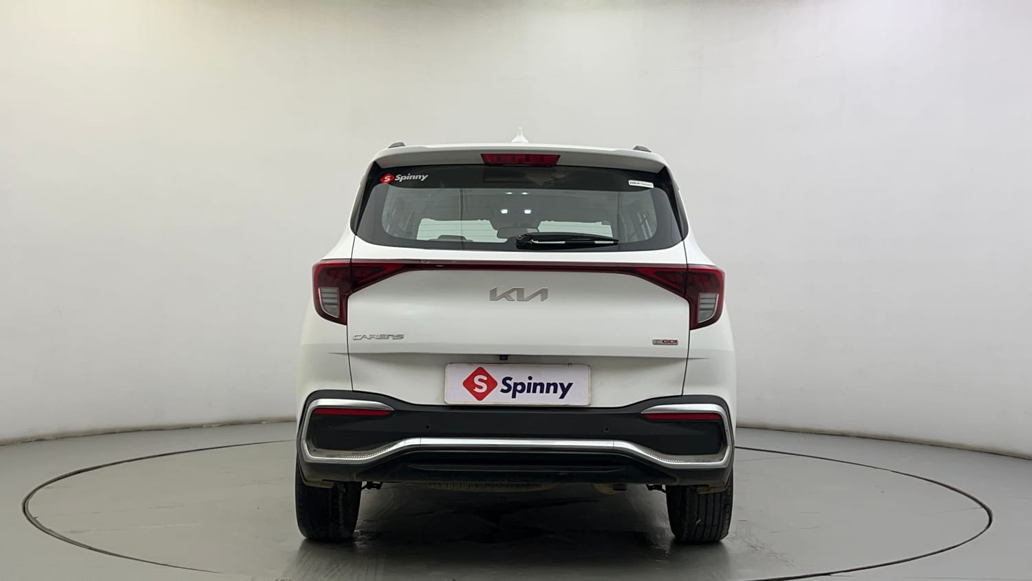 Used 2022 Kia Carens Luxury Plus 1.4 Petrol 7 STR Petrol Manual exterior BACK VIEW