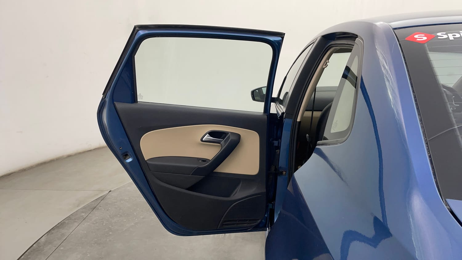 Used 2016 Volkswagen Ameo Highline 1.5L AT Diesel Automatic interior LEFT REAR DOOR OPEN VIEW