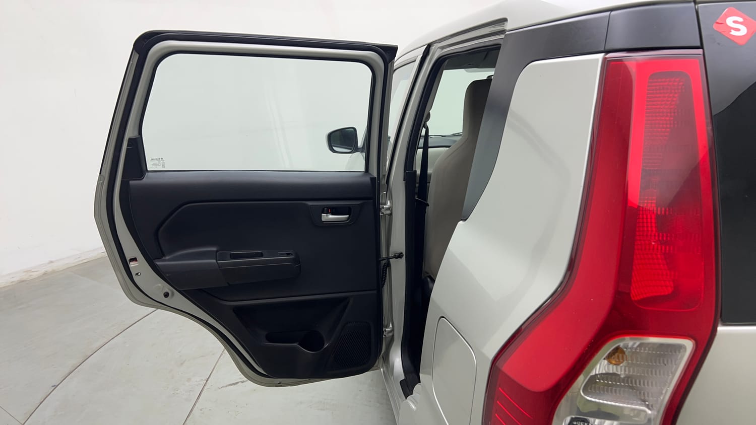 Used 2019 Maruti Suzuki Wagon R VXi 1.0 Petrol Manual interior LEFT REAR DOOR OPEN VIEW