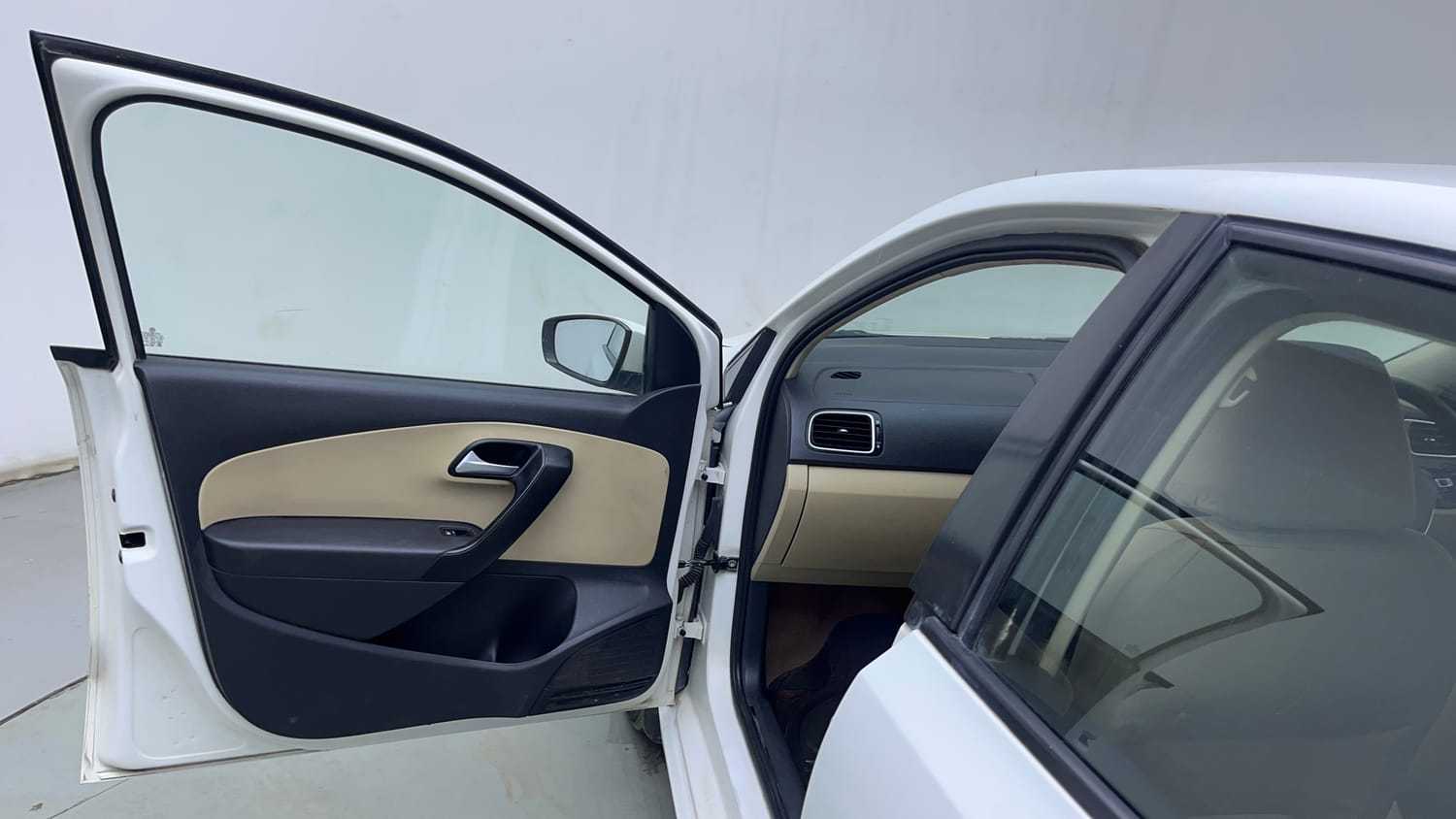 Used 2017 Volkswagen Polo Highline1.5L (D) Diesel Manual interior LEFT FRONT DOOR OPEN VIEW