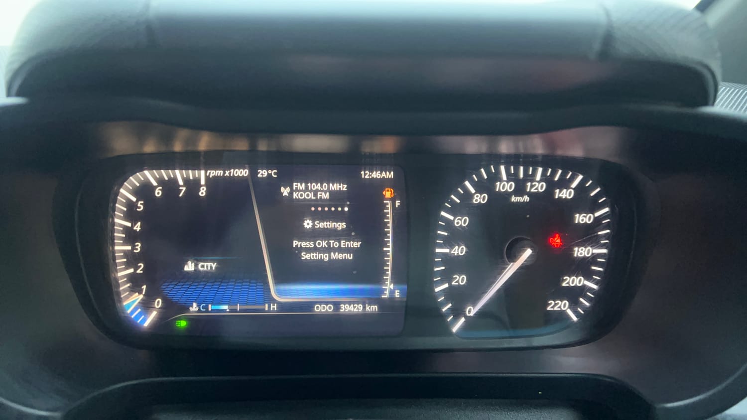 Used 2022 Tata Altroz XZ Plus Petrol Dark Edition Petrol Manual interior CLUSTERMETER VIEW