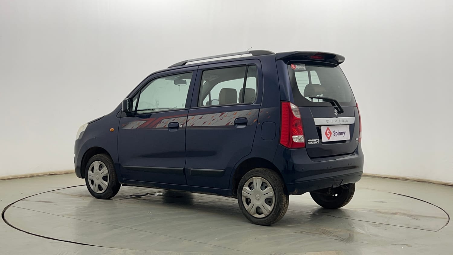 Used 2019 Maruti Suzuki Wagon R 1.0 VXI AMT Petrol Automatic exterior LEFT REAR CORNER VIEW