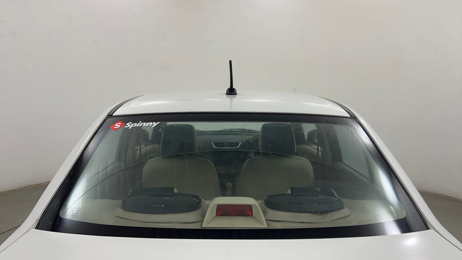 Used 2012 Maruti Suzuki Swift Dzire LXI Petrol Manual exterior BACK WINDSHIELD VIEW