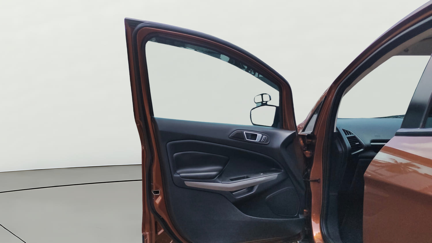 Used 2018 Ford EcoSport Titanium + 1.5L Ti-VCT AT Petrol Automatic interior LEFT FRONT DOOR OPEN VIEW