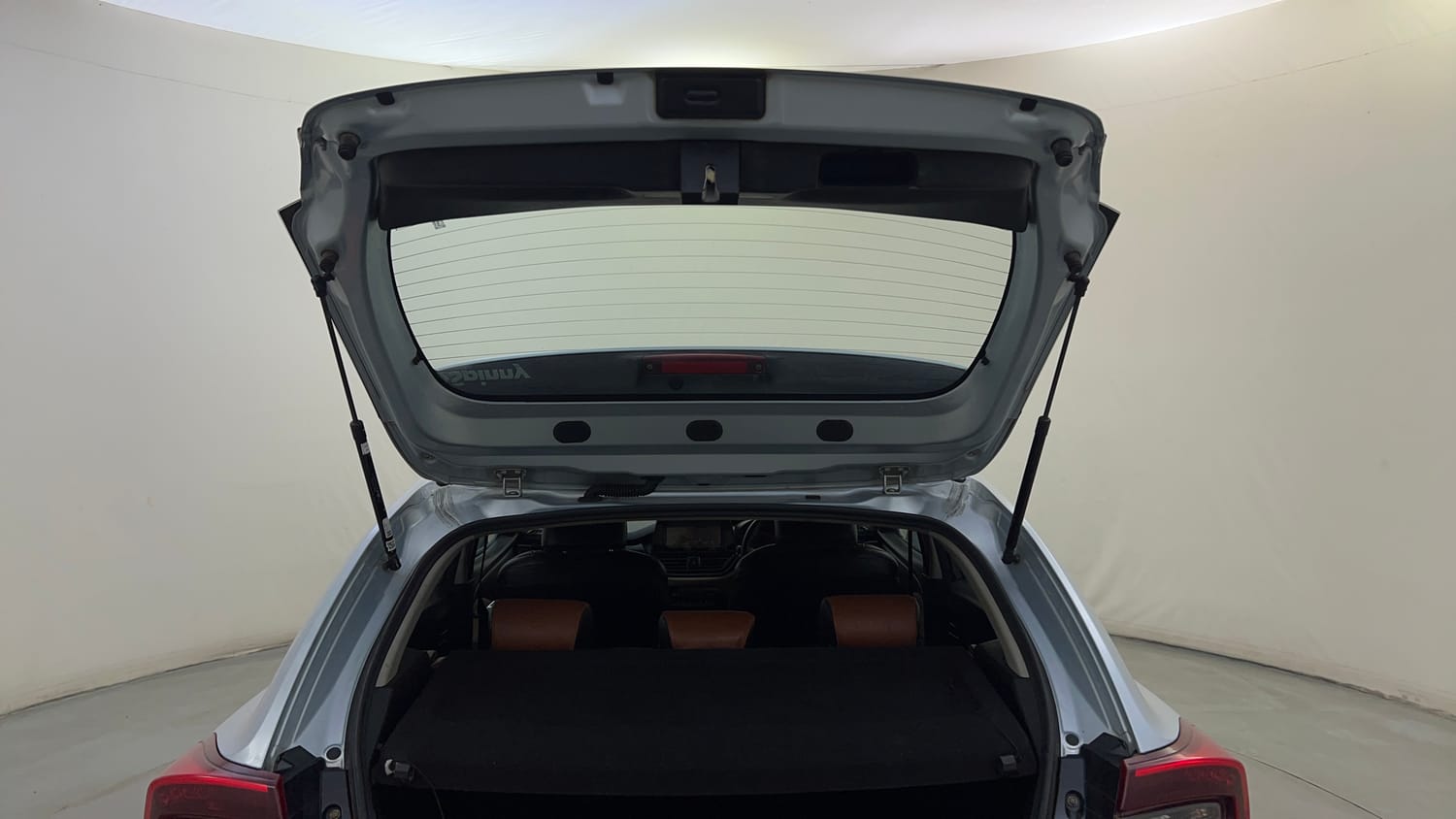 Used 2025 Toyota Glanza E Petrol Manual interior DICKY DOOR OPEN VIEW