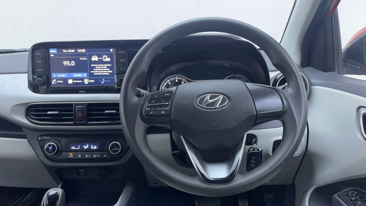 Used 2021 Hyundai Grand i10 Nios Sportz AMT 1.2 Kappa VTVT Petrol Automatic interior STEERING VIEW