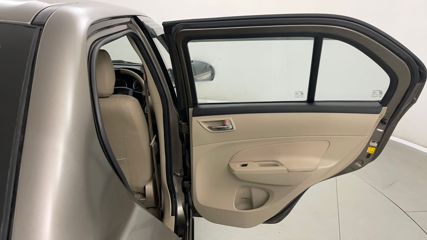 Used 2016 Maruti Suzuki Swift Dzire VXI Petrol Manual interior RIGHT REAR DOOR OPEN VIEW