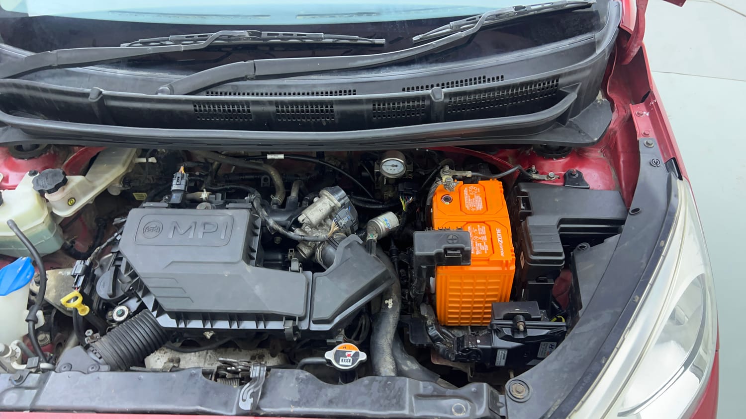 Used 2019 Hyundai Santro Sportz CNG Cng Manual engine ENGINE LEFT SIDE VIEW