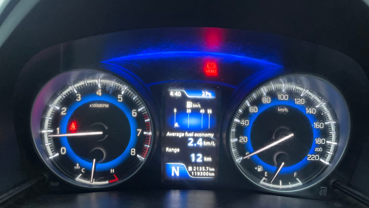Used 2020 Maruti Suzuki Baleno Zeta Automatic Petrol Automatic interior CLUSTERMETER VIEW