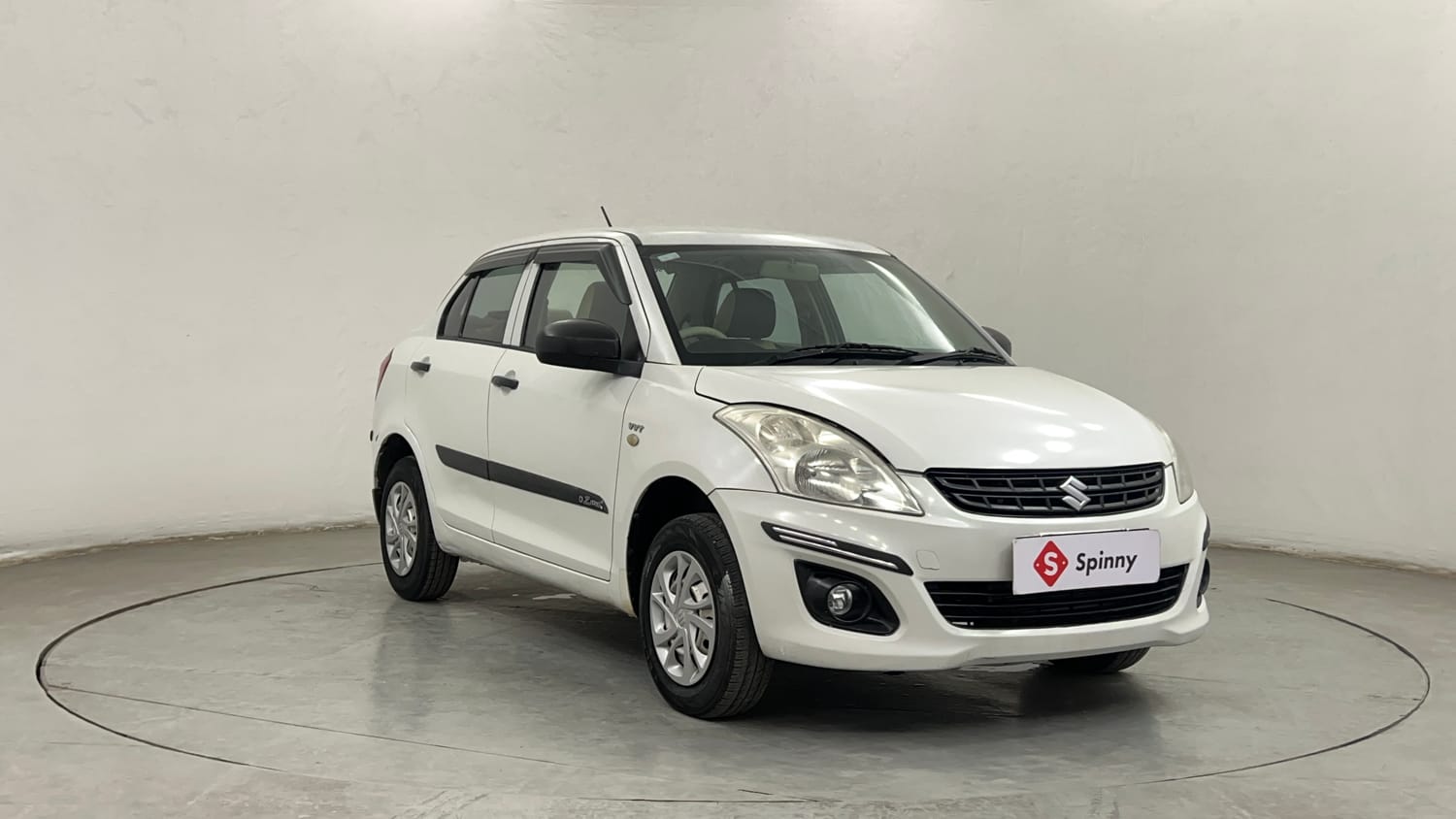 Used 2012 Maruti Suzuki Swift Dzire LXI Petrol Manual exterior RIGHT FRONT CORNER VIEW