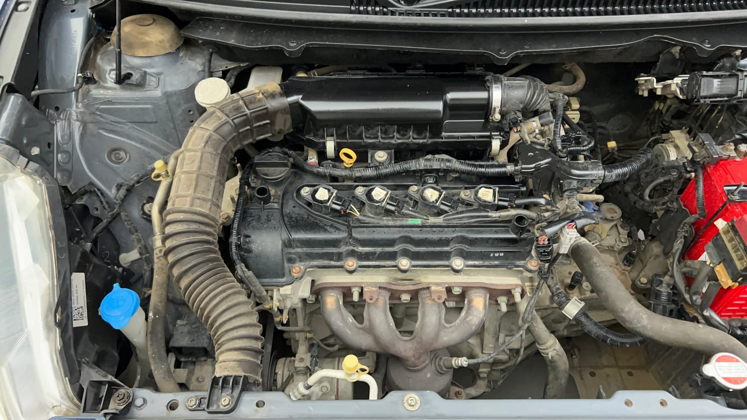 Used 2016 Maruti Suzuki Baleno Zeta 1.2 Petrol Manual engine ENGINE RIGHT SIDE VIEW