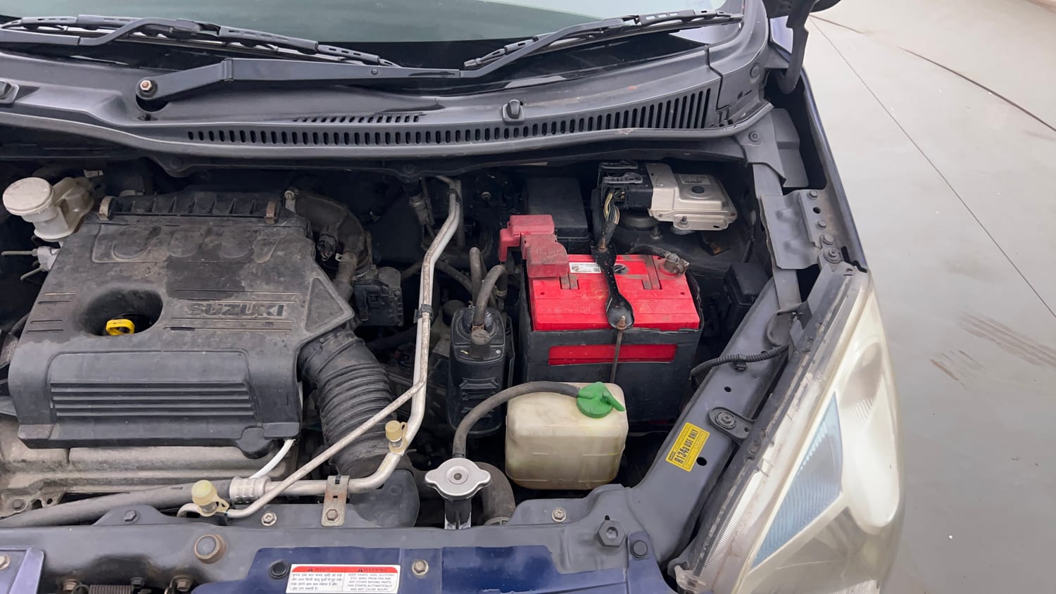 Used 2019 Maruti Suzuki Wagon R 1.0 VXI AMT Petrol Automatic engine ENGINE LEFT SIDE VIEW