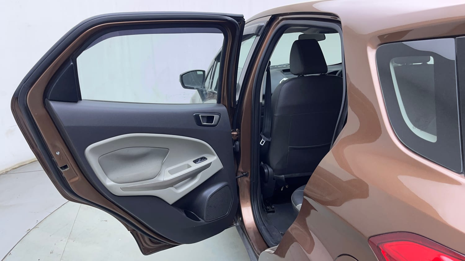 Used 2016 Ford EcoSport Trend 1.5L Ti-VCT Petrol Manual interior LEFT REAR DOOR OPEN VIEW