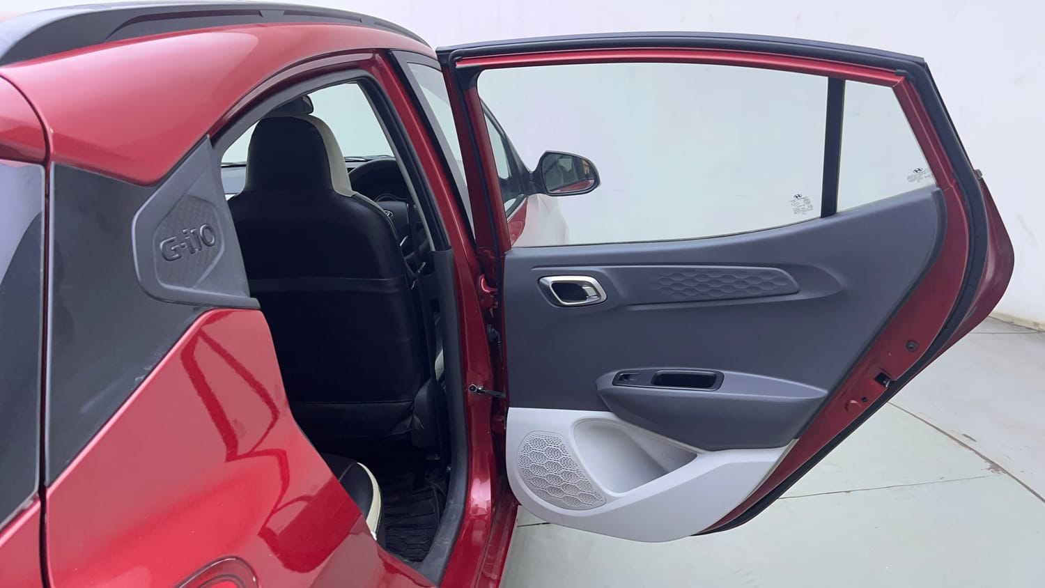 Used 2021 Hyundai Grand i10 Nios Sportz AMT 1.2 Kappa VTVT Petrol Automatic interior RIGHT REAR DOOR OPEN VIEW
