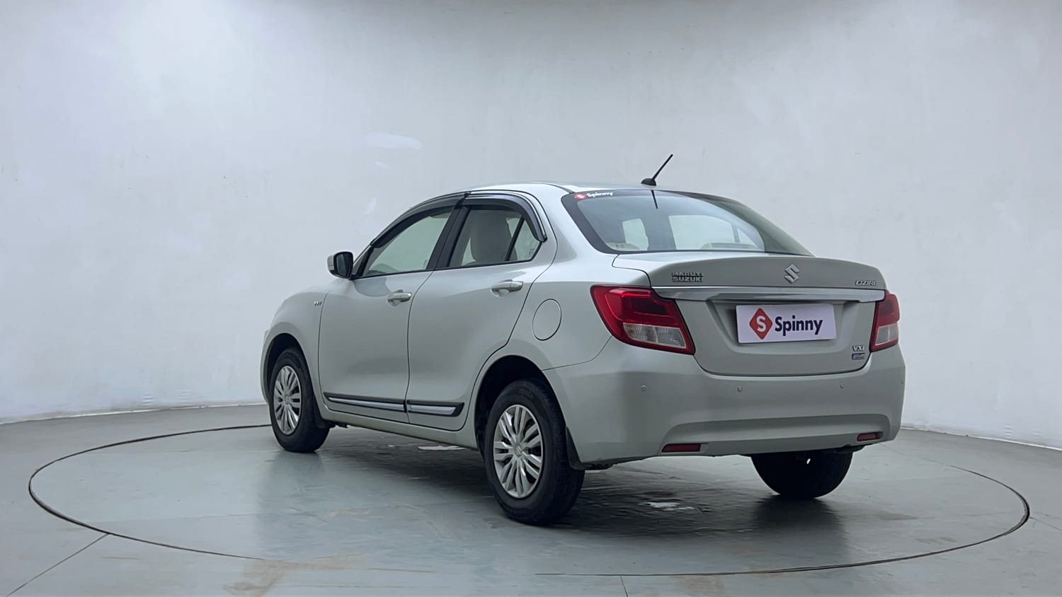 Used 2019 Maruti Suzuki Dzire VXi AMT Petrol Automatic exterior LEFT REAR CORNER VIEW