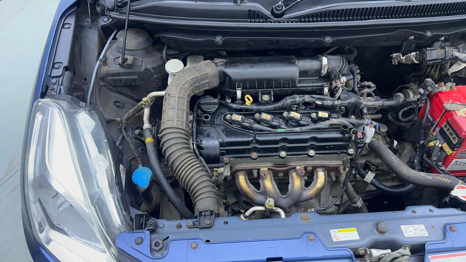 Used 2017 Maruti Suzuki Baleno Sigma 1.2 Petrol Manual engine ENGINE RIGHT SIDE VIEW