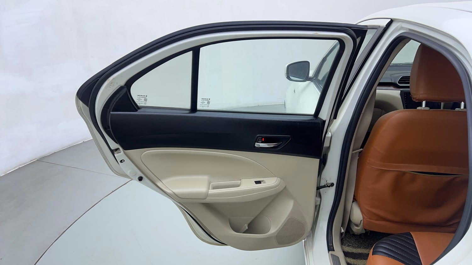 Used 2017 Maruti Suzuki Dzire VXi AMT Petrol Automatic interior LEFT REAR DOOR OPEN VIEW
