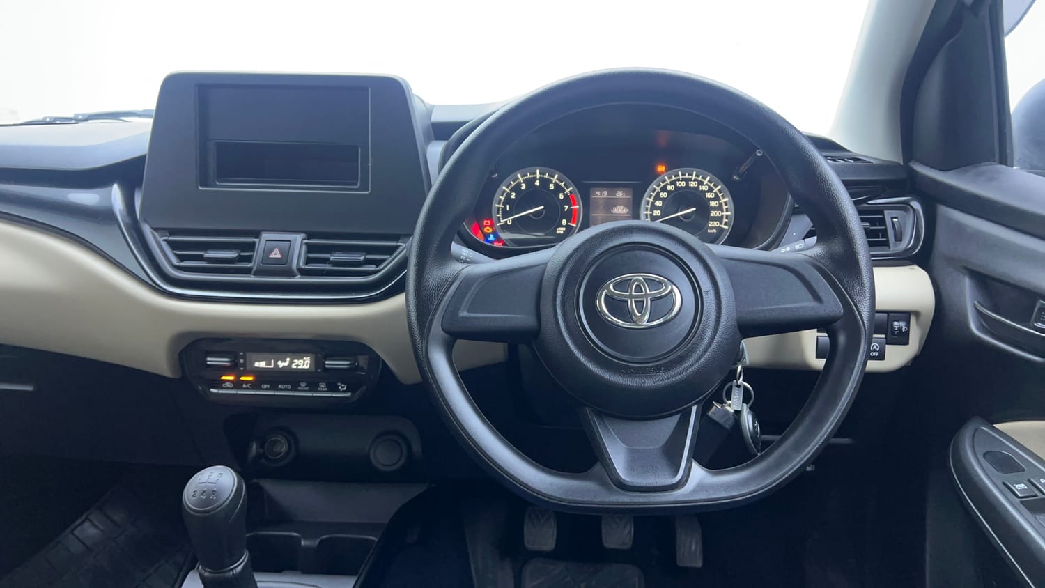 Used 2024 Toyota Glanza E Petrol Manual interior STEERING VIEW