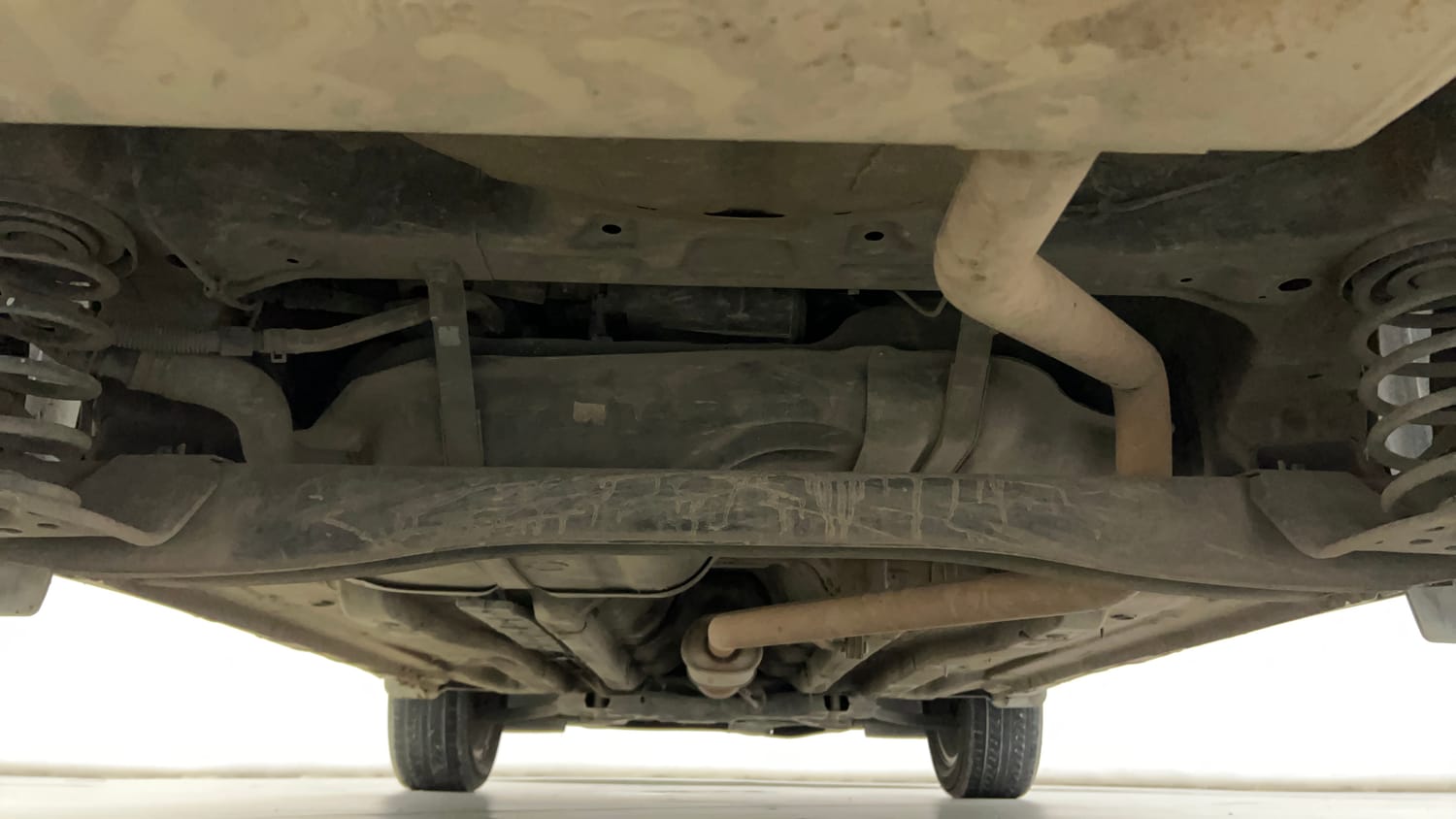 Used 2020 Hyundai Creta SX (O) 1.4 Turbo 7 DCT Petrol Automatic extra REAR UNDERBODY VIEW (TAKEN FROM REAR)