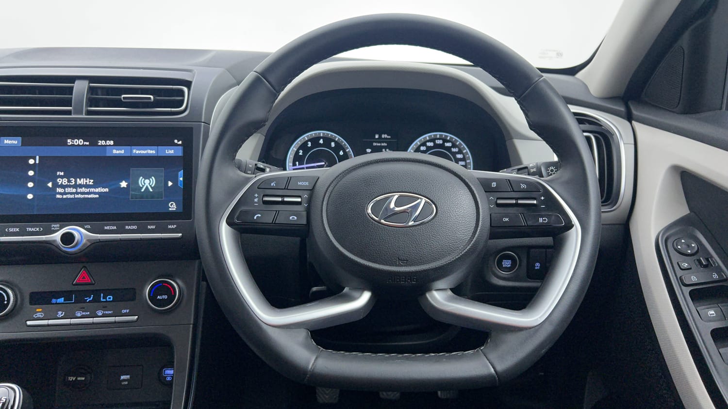 Used 2023 Hyundai Creta SX 1.5 Petrol Petrol Manual interior STEERING VIEW