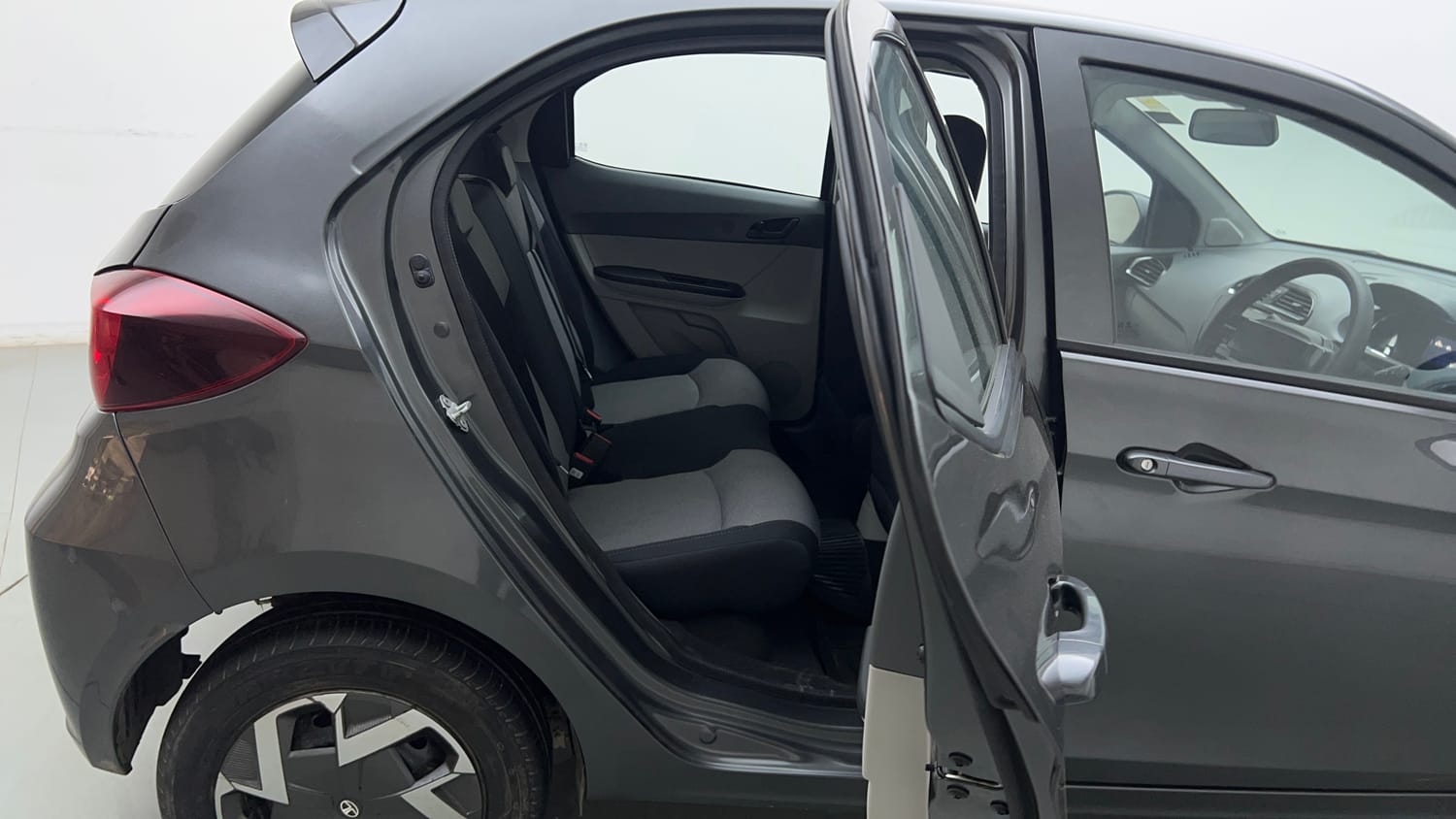 Used 2026 Tata Tiago EV XT Medium Range Electric Automatic interior RIGHT SIDE REAR DOOR CABIN VIEW