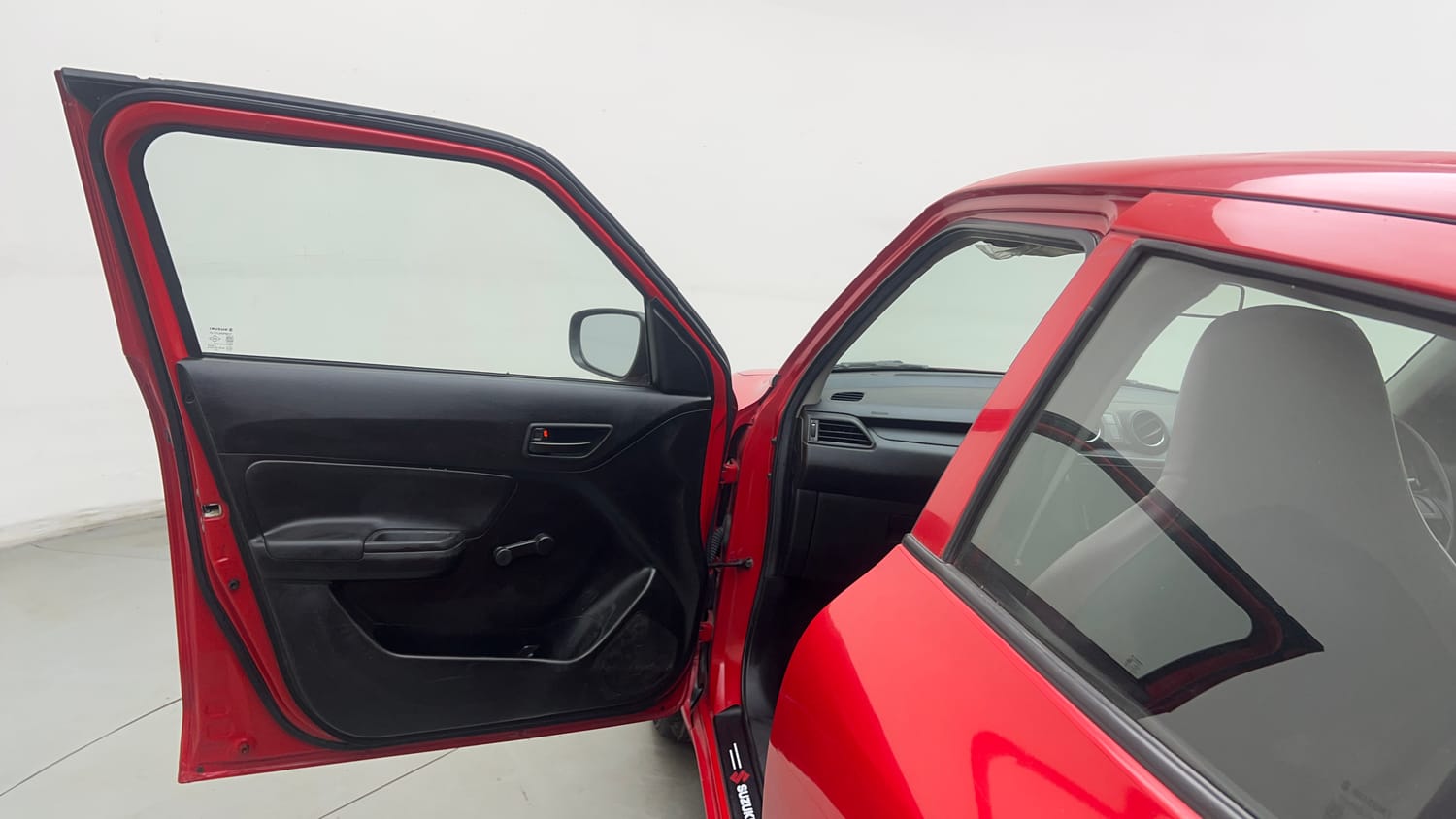 Used 2022 Maruti Suzuki Swift LXi Petrol Manual interior LEFT FRONT DOOR OPEN VIEW