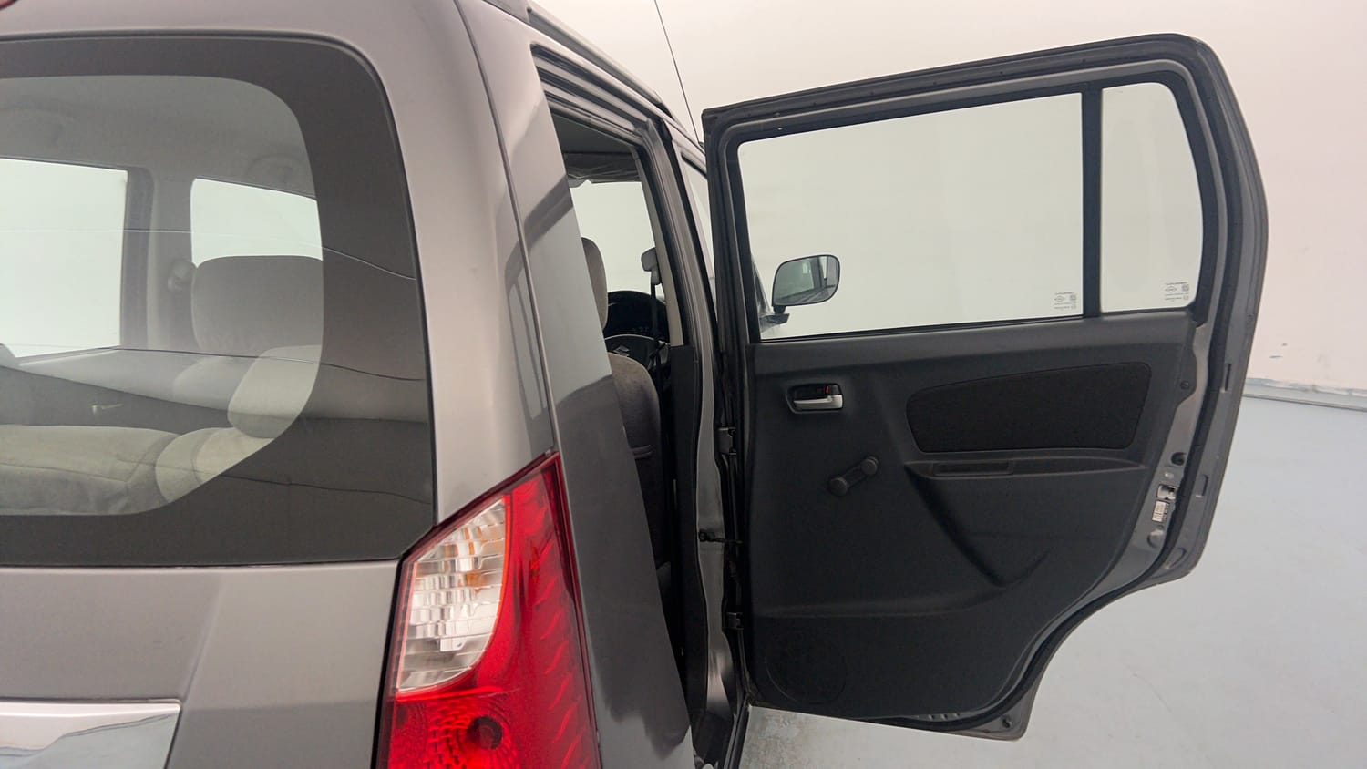 Used 2012 Maruti Suzuki Wagon R LXi Petrol Manual interior RIGHT REAR DOOR OPEN VIEW
