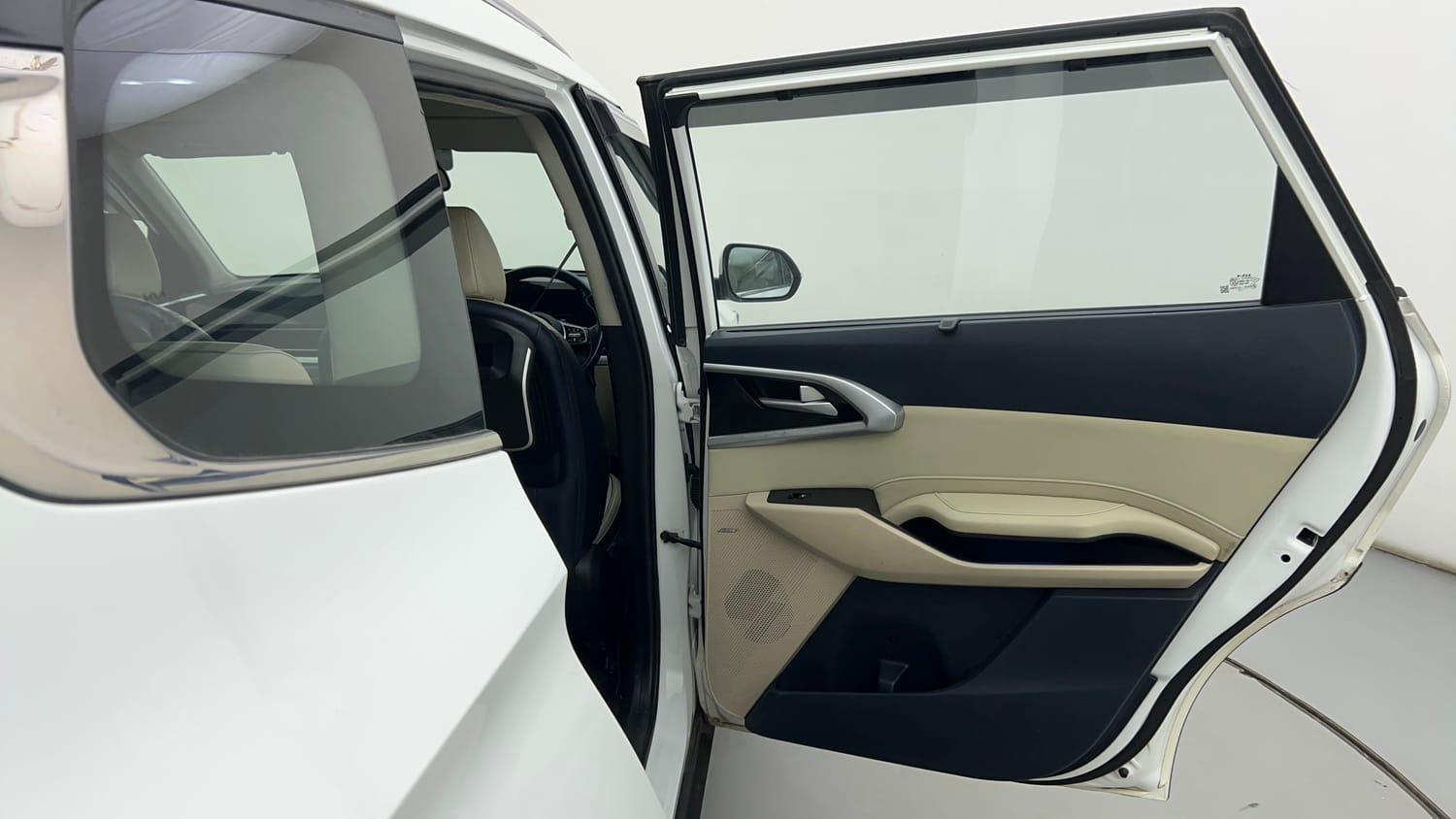 Used 2022 Kia Carens Luxury Plus 1.4 Petrol 7 STR Petrol Manual interior RIGHT REAR DOOR OPEN VIEW