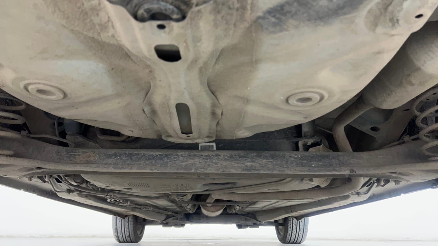 Used 2016 Maruti Suzuki Baleno Zeta 1.2 Petrol Manual extra REAR UNDERBODY VIEW (TAKEN FROM REAR)