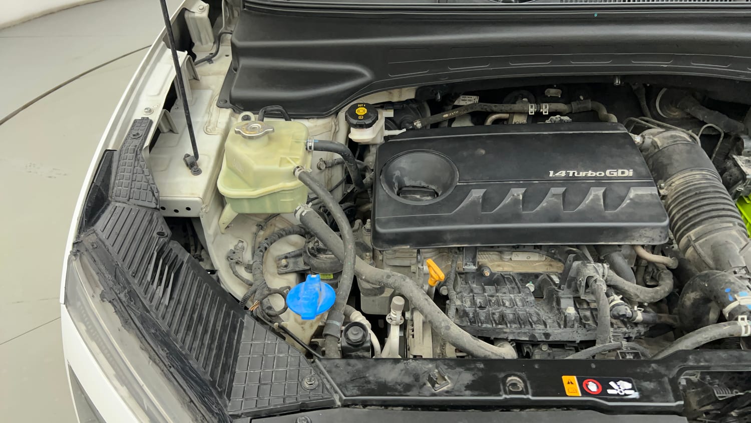 Used 2020 Hyundai Creta SX (O) 1.4 Turbo 7 DCT Petrol Automatic engine ENGINE RIGHT SIDE VIEW