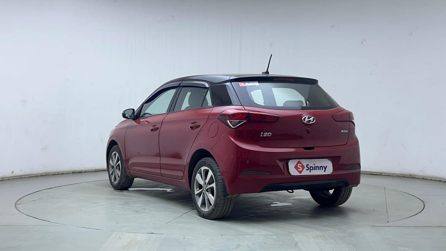 Used 2017 Hyundai Elite i20 Asta 1.2 Dual Tone Petrol Manual exterior LEFT REAR CORNER VIEW