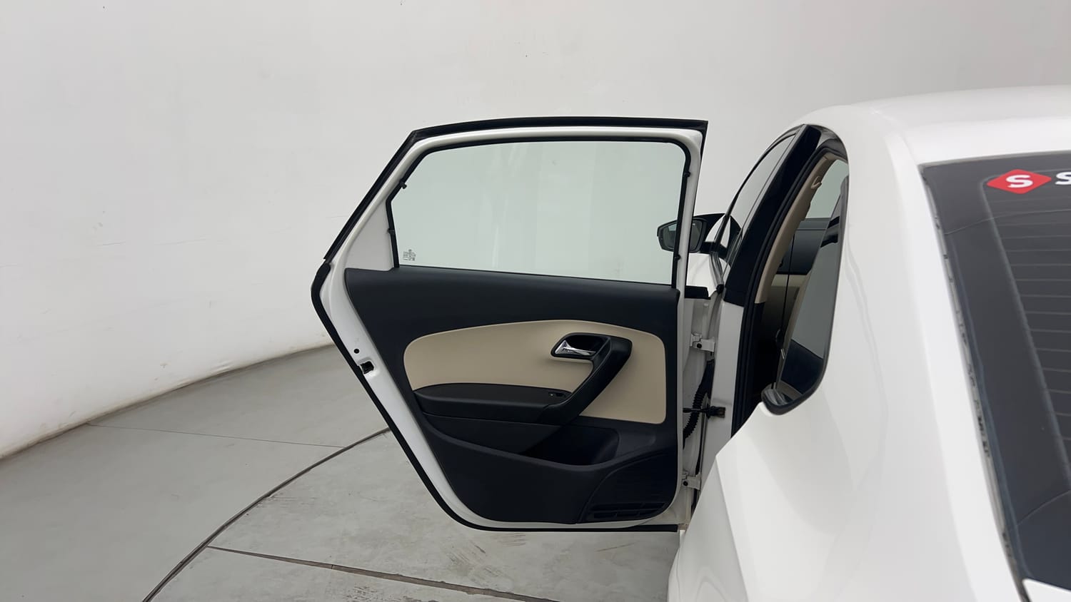 Used 2018 Skoda Rapid Style 1.6 MPI Petrol Manual interior LEFT REAR DOOR OPEN VIEW