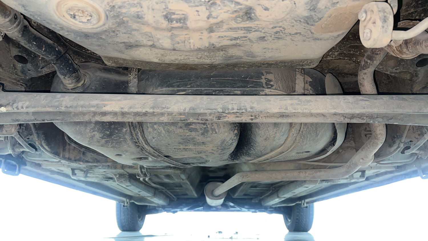 Used 2014 Maruti Suzuki Celerio VXi AMT Petrol Automatic extra REAR UNDERBODY VIEW (TAKEN FROM REAR)