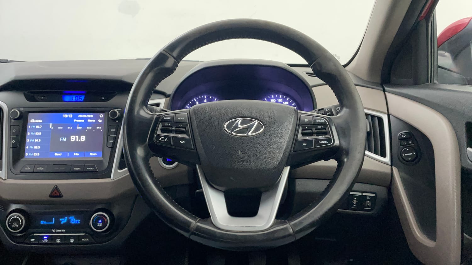 Used 2018 Hyundai Creta SX 1.6 (O) Petrol Petrol Manual interior STEERING VIEW