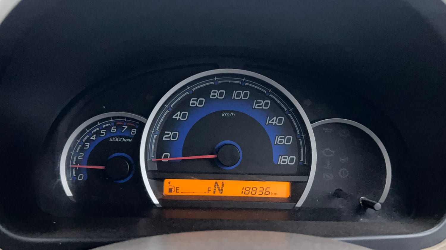 Used 2019 Maruti Suzuki Wagon R 1.0 VXI AMT Petrol Automatic interior CLUSTERMETER VIEW