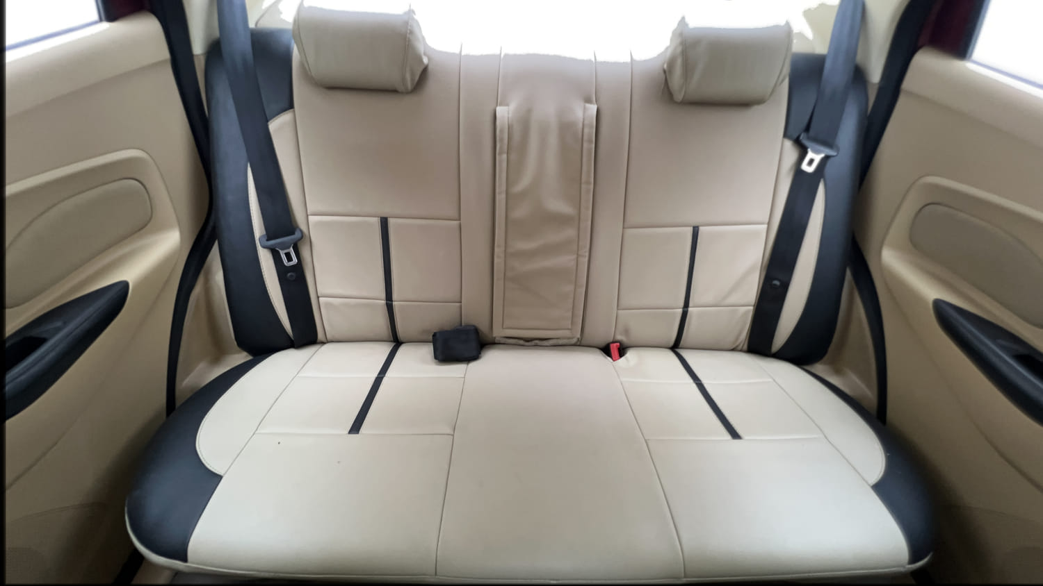 Used 2015 Ford Figo Aspire Trend 1.2 Ti-VCT Petrol Manual interior REAR SEAT CONDITION VIEW