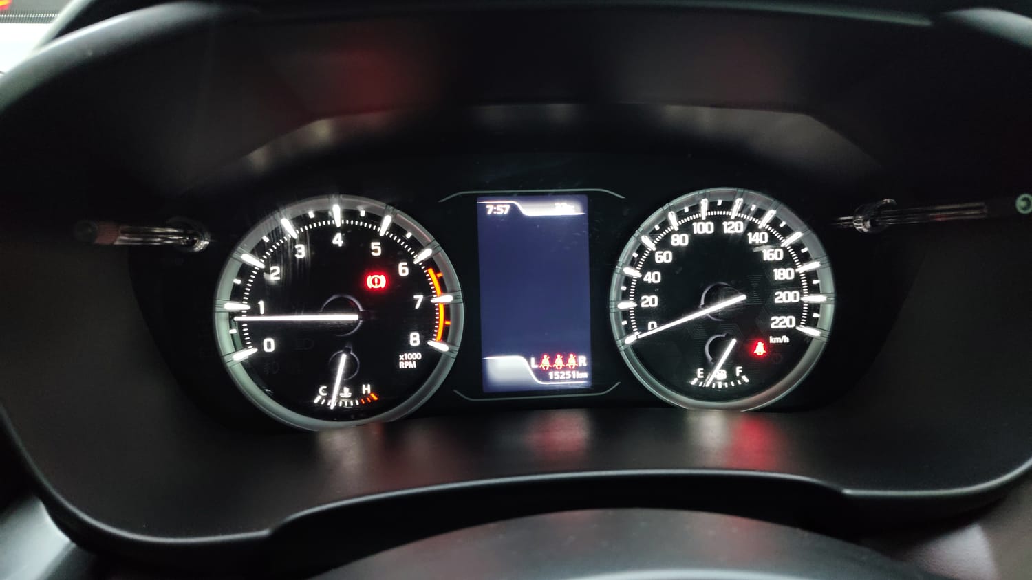 Used 2025 Maruti Suzuki Grand Vitara Alpha Smart Hybrid Petrol Manual interior CLUSTERMETER VIEW
