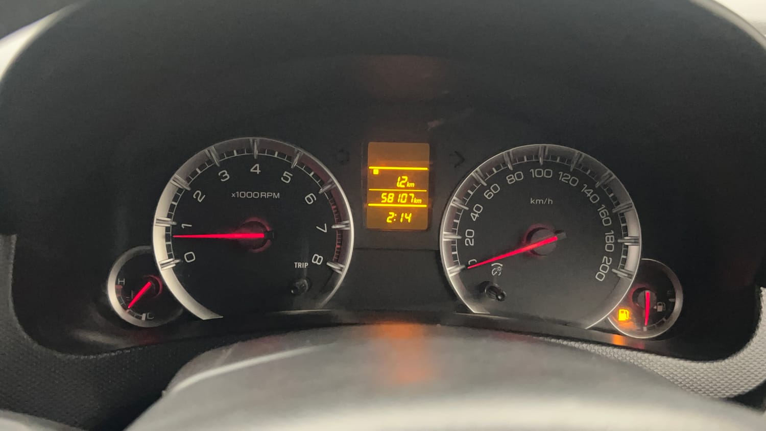 Used 2015 Maruti Suzuki Swift VXi Petrol Manual interior CLUSTERMETER VIEW