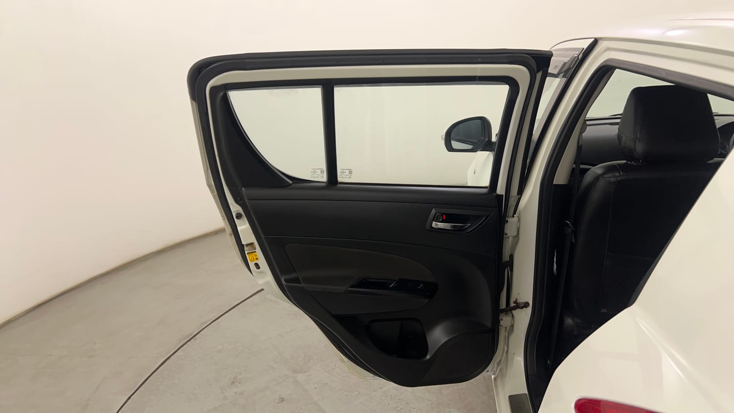 Used 2013 Maruti Suzuki Swift VXi Petrol Manual interior LEFT REAR DOOR OPEN VIEW