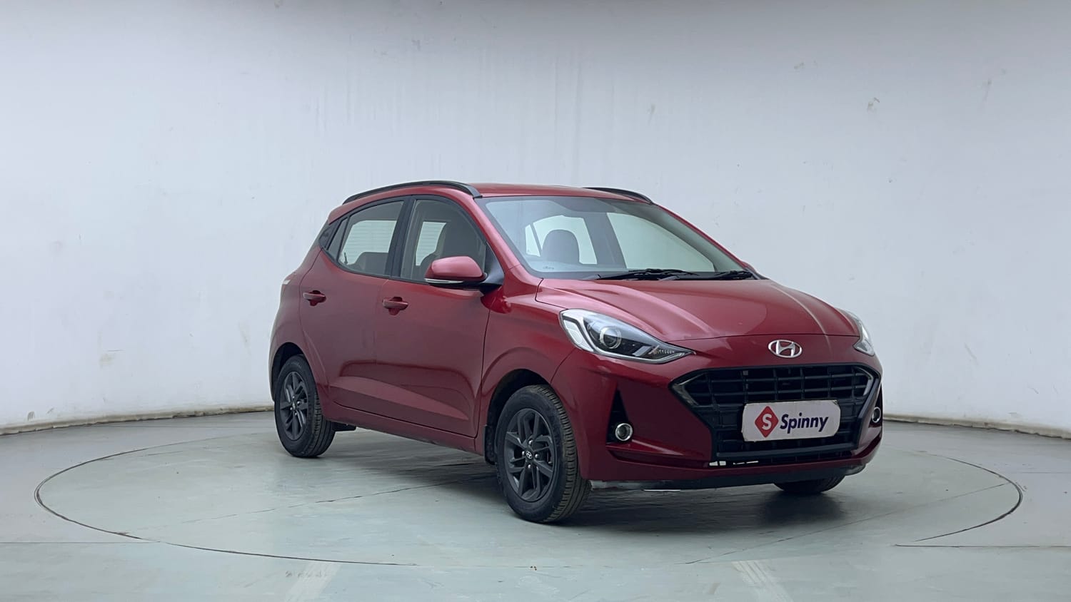 Used 2021 Hyundai Grand i10 Nios Sportz AMT 1.2 Kappa VTVT Petrol Automatic exterior RIGHT FRONT CORNER VIEW