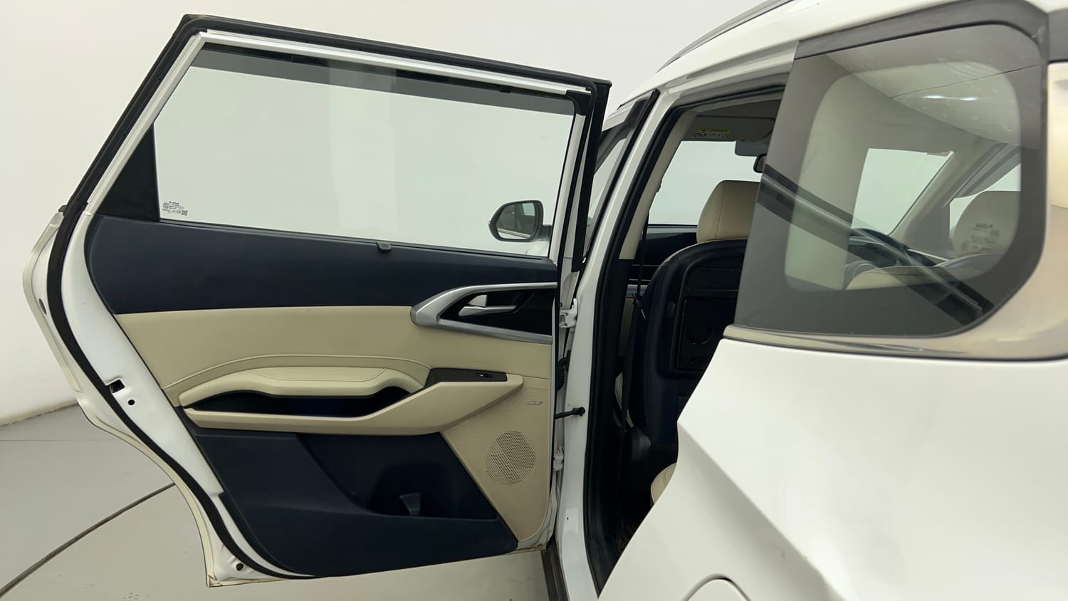 Used 2022 Kia Carens Luxury Plus 1.4 Petrol 7 STR Petrol Manual interior LEFT REAR DOOR OPEN VIEW