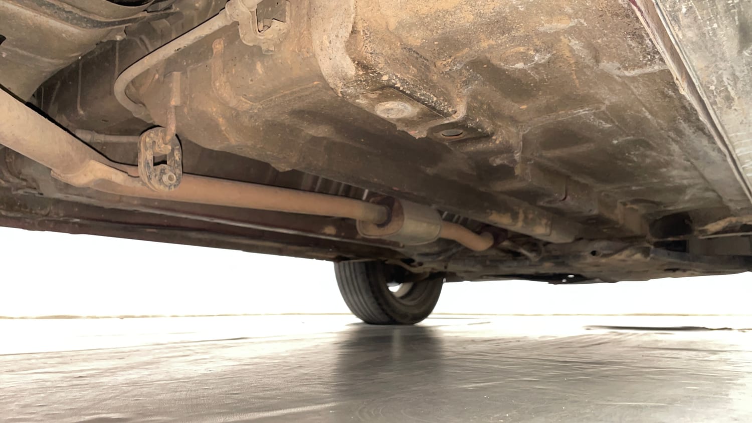 Used 2018 Hyundai Creta SX 1.6 (O) Petrol Petrol Manual extra REAR RIGHT UNDERBODY VIEW