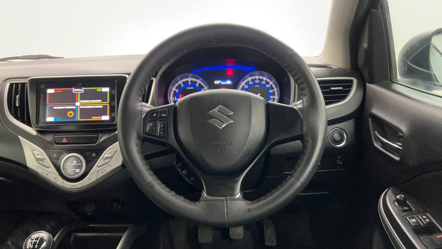 Used 2017 Maruti Suzuki Baleno Alpha 1.2 Petrol Manual interior STEERING VIEW