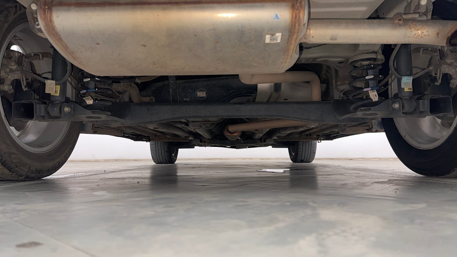 Used 2023 Hyundai Creta SX 1.5 Petrol Petrol Manual extra REAR UNDERBODY VIEW (TAKEN FROM REAR)