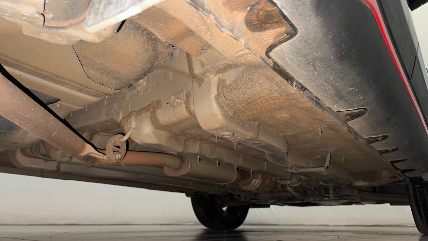 Used 2025 Hyundai Creta N-Line N10 1.5 Turbo MT Dual Tone Petrol Manual extra REAR RIGHT UNDERBODY VIEW